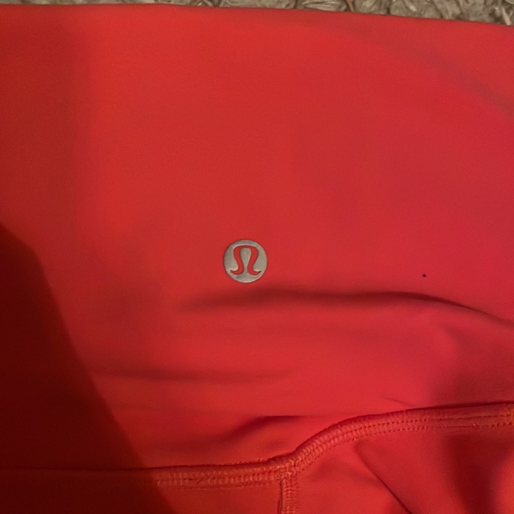Lululemon coral High-Waisted Leggings - Picture 2 of 3